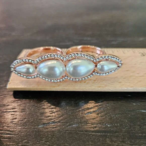 RFM Rose Gold Double Finger Ring - Picture 9 of 15